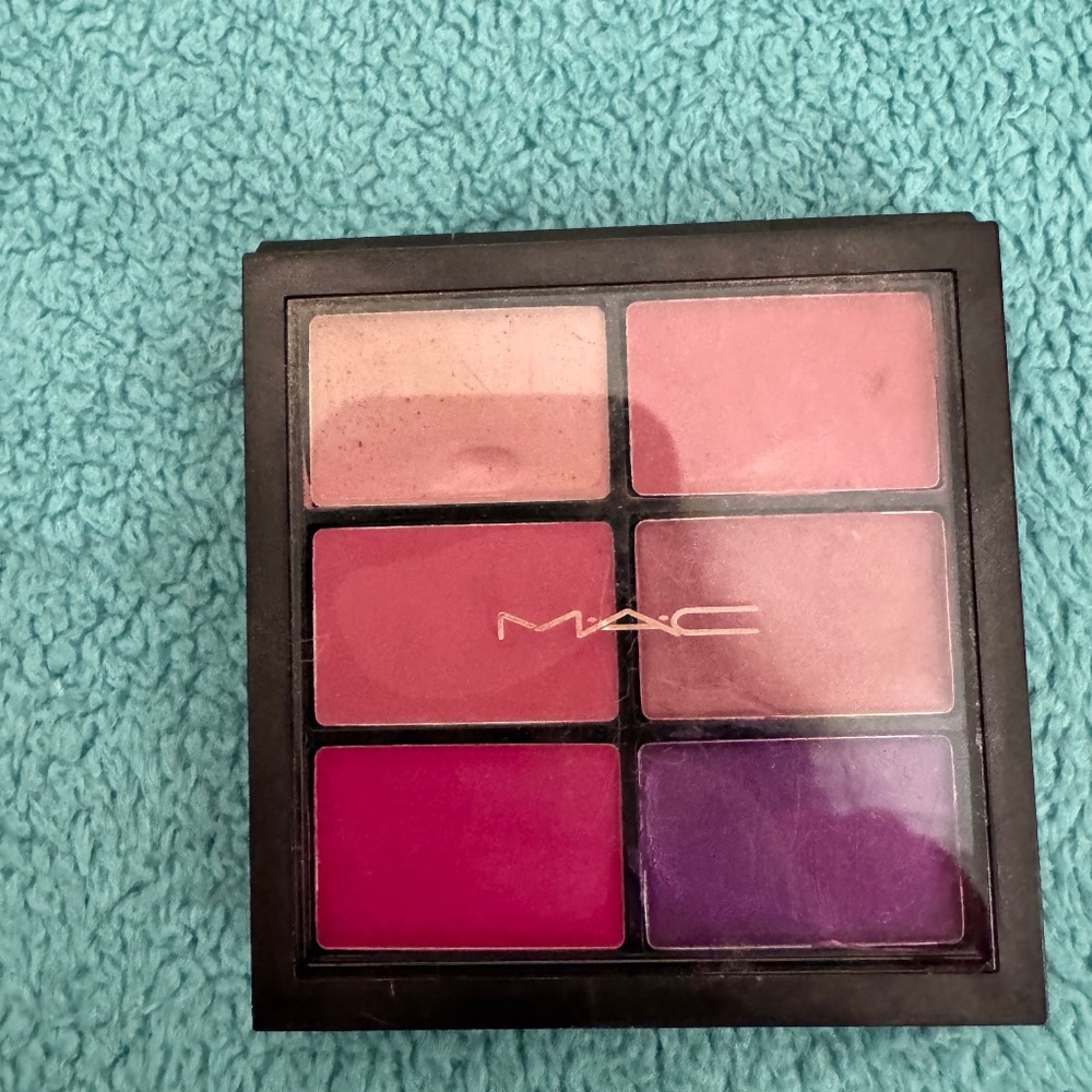 *Discontinued colors MAC lipstick pallet and Avon lip brush